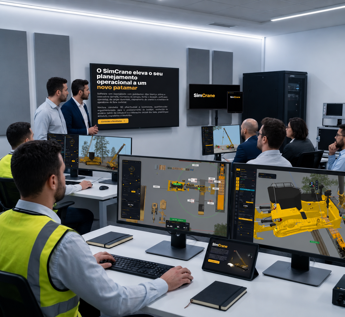 Treinamento com SimCrane Pro